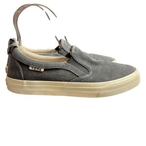 Taos Footwear Women's Canvas Slip On Comfort Casual Sneaker Shoes Gray Size 7